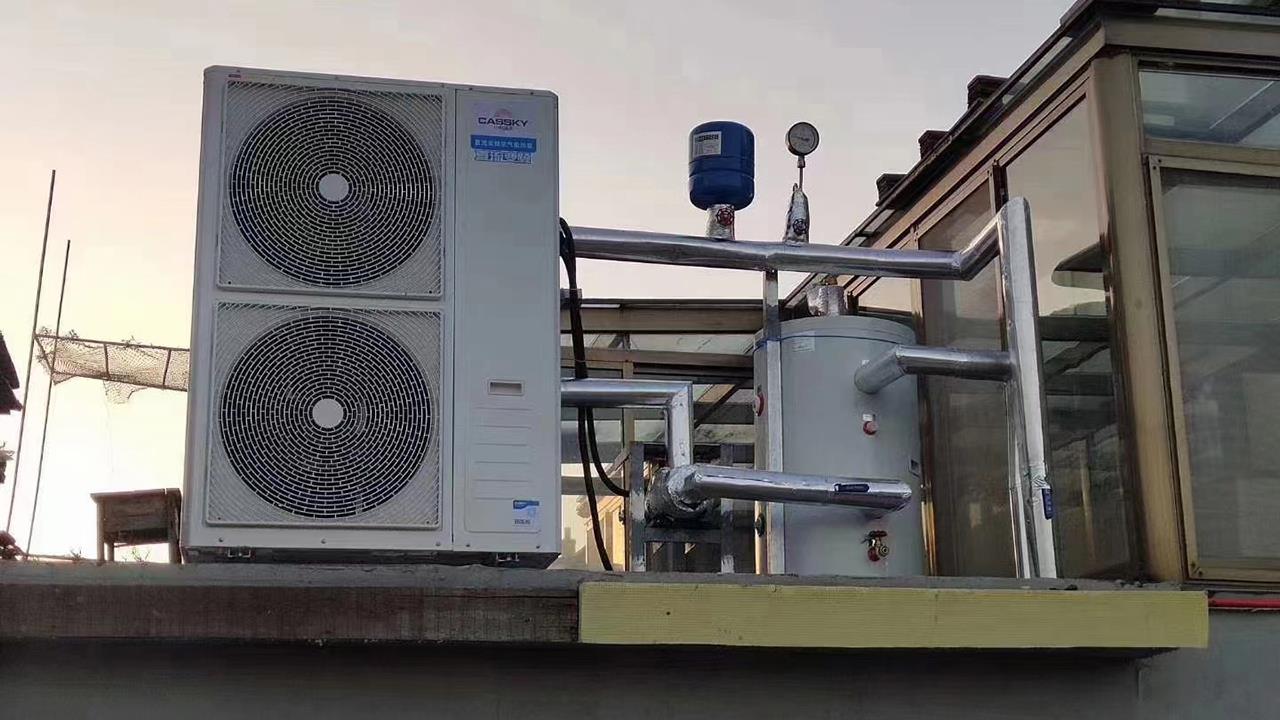 甘肃银川煤改电家用10匹空气能采暖项目