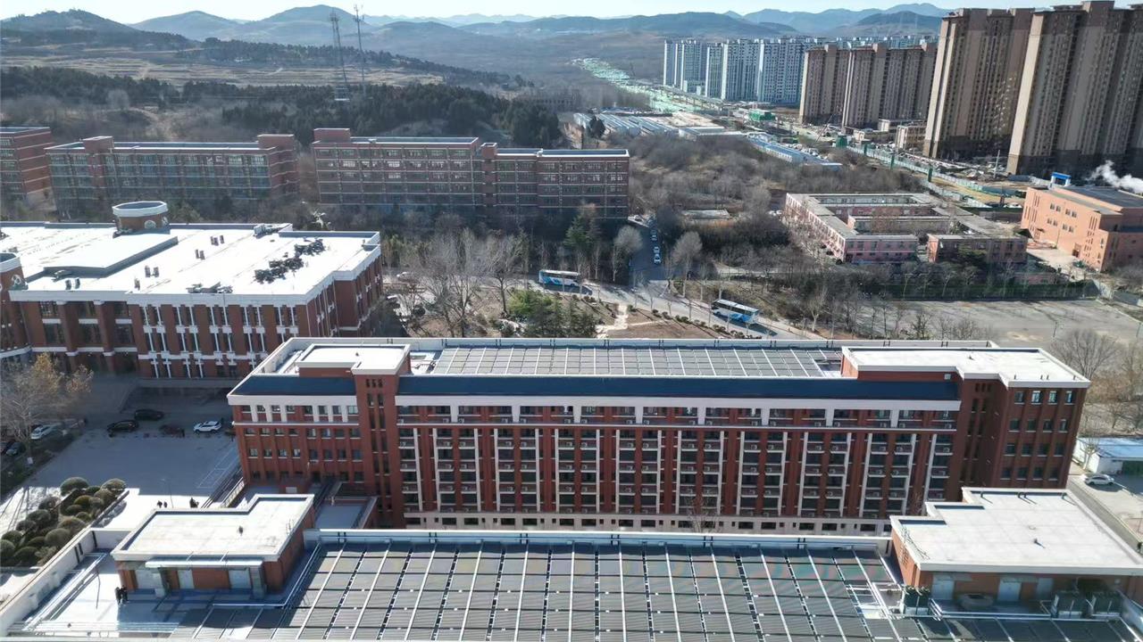 智慧能源进校园｜中科蓝天助力山东职业学院打造千名学生“零碳热水生活”
